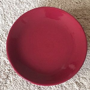 NEW Pampered Chef Cranberry Appetizer Plates Set 4